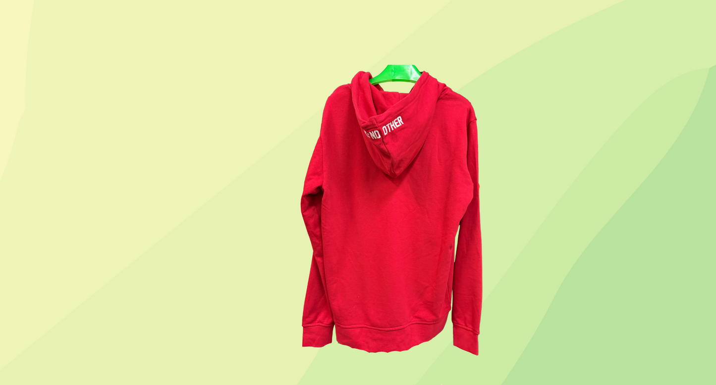Kappa Hoodie - M - Red