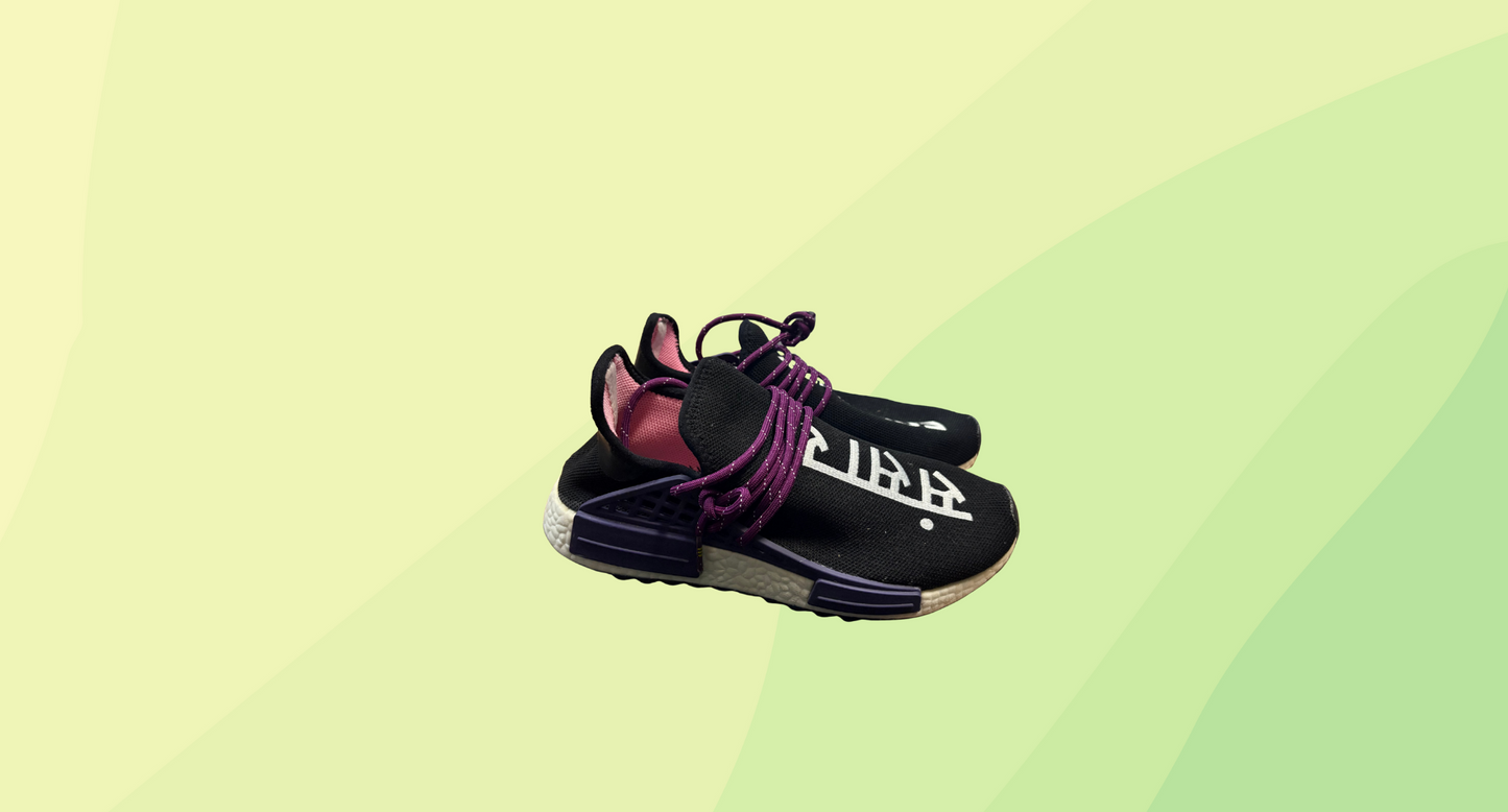 Adidas Mens Sneakers - US 8 - Black/Purple