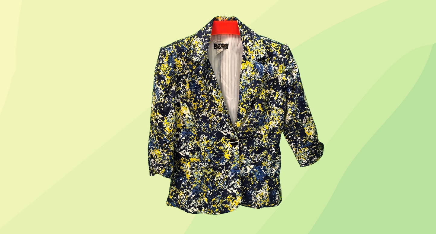 Veducci Blazer - Size 12 - Blue/Green