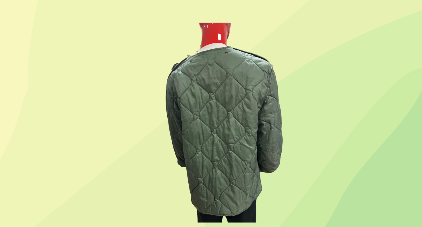Stone Island Mens Vintage Liner Jacket - L - Khaki Green
