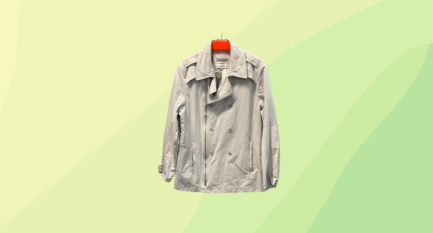 Calvin Klein Double Button Jacket - XL - Grey