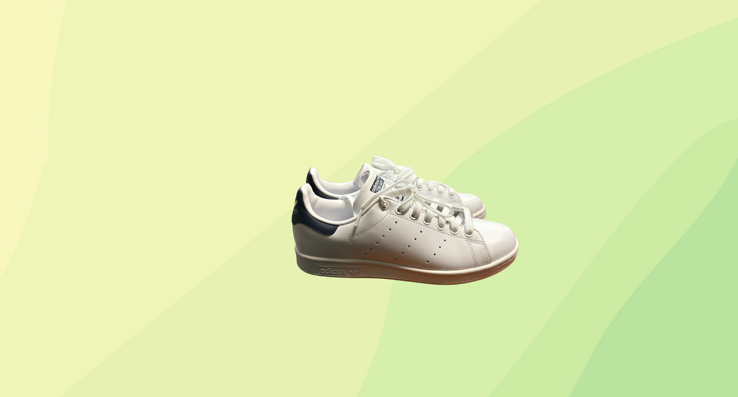 Adidas Mens Stan Smith Shoes - M7 - White/Blue