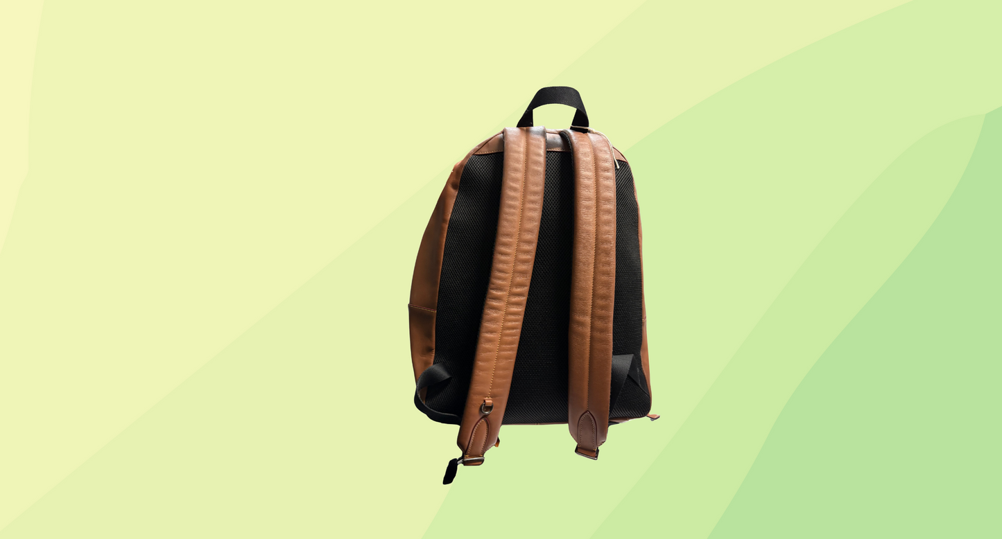 Disney x Coach Mickey Mouse Leather Backpack - Brown