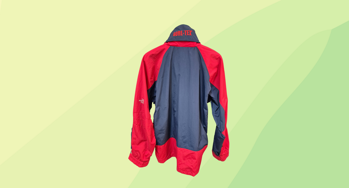 The North Face Mens Windbreaker - L - Navy/Red