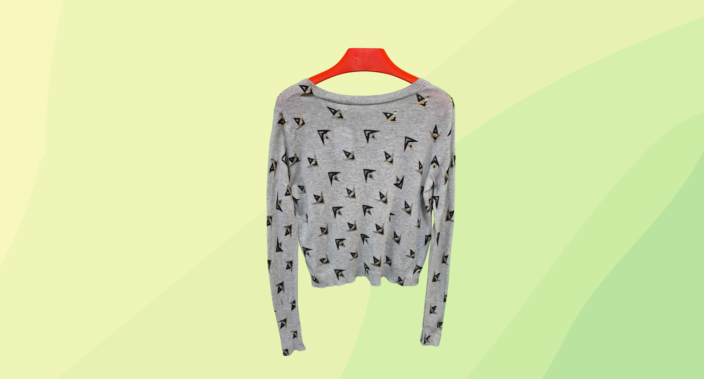 Sass & Bide Lyda Vega Crop Knit - XXS - Grey