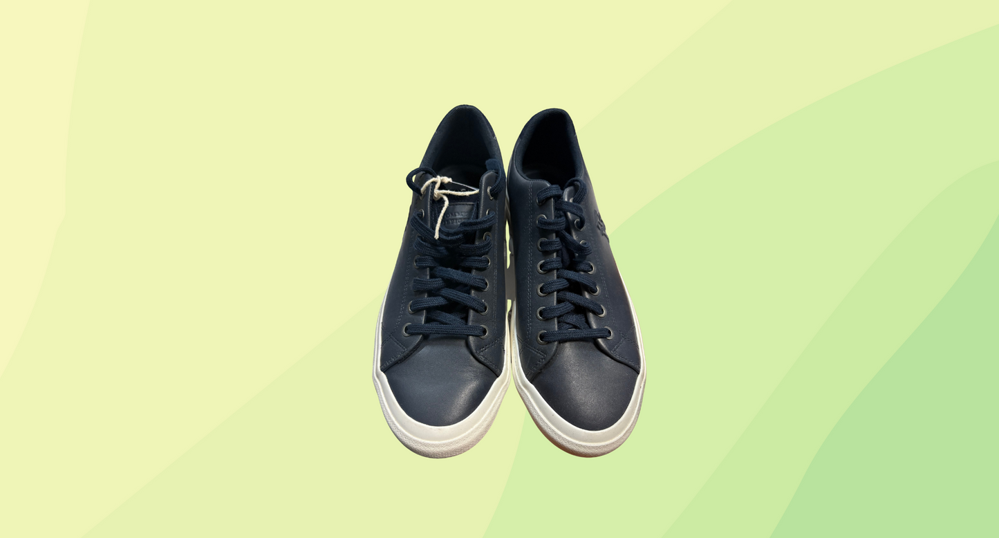 Tommy Hilfiger Mens Leather Sneaker - M8 - Navy