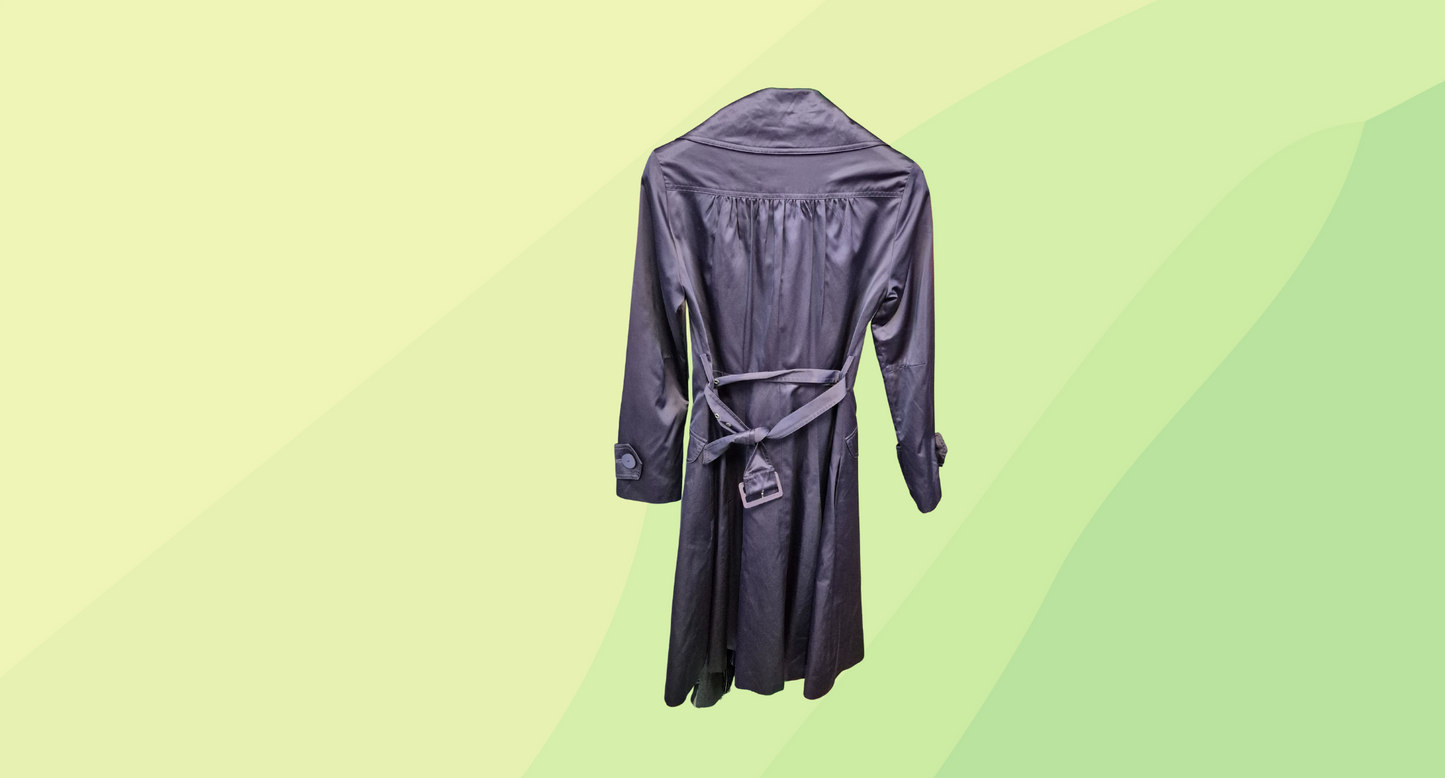 Wayne Cooper Thin Trench - Size 0 - Purple
