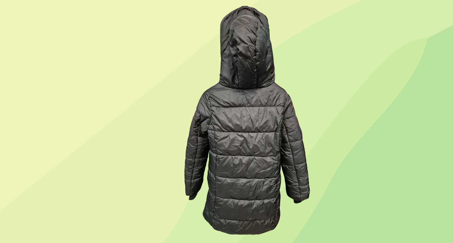 Steve Madden Puffer Parka - S - Black