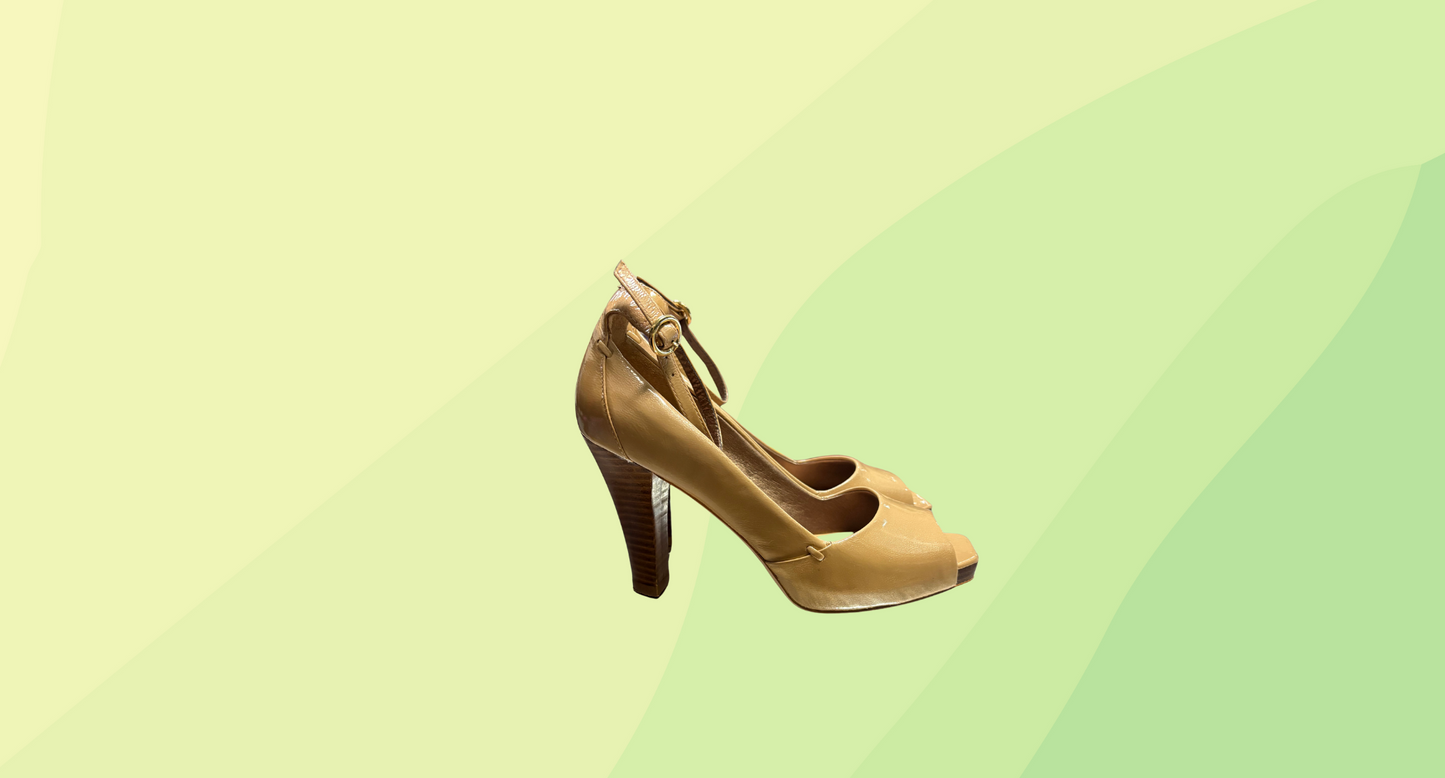 Zoe Wittner Heels - Size 37 - Tan