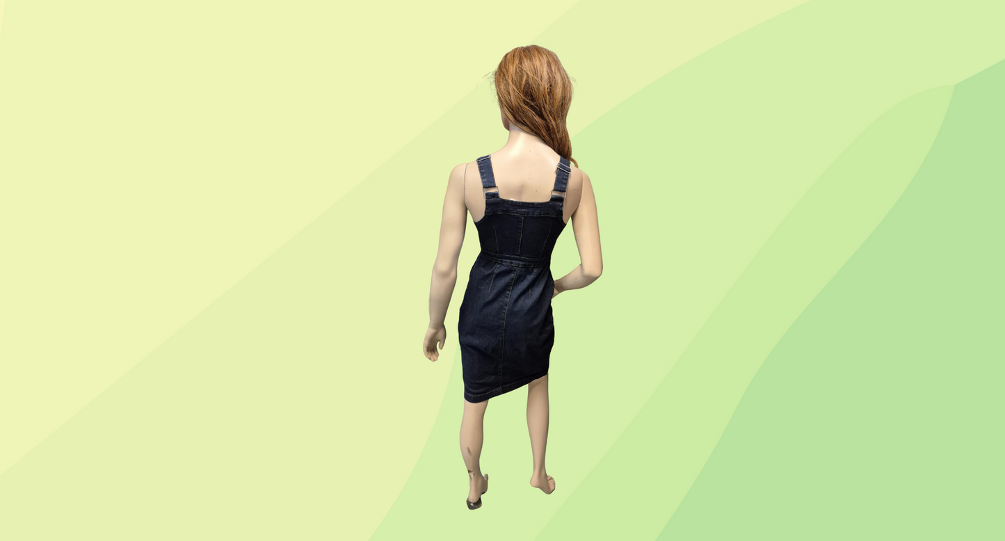 Zest Weekend Dress - Size 8 - Dark Denim