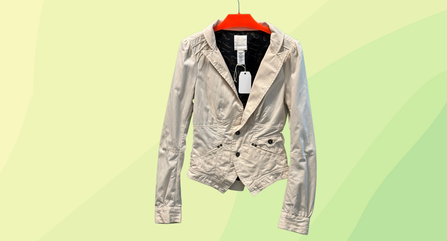 Diesel Fitted Blazer - M - Cream