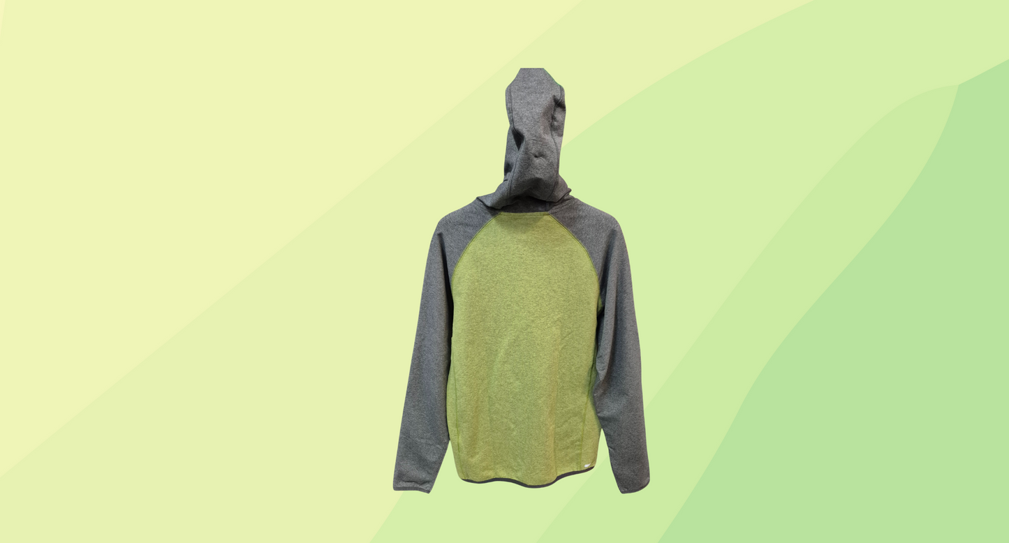 Kathmandu Mens Hoodie - M - Green Grey