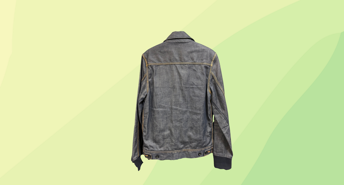 Lee Mens Rider Zip Up Jacket - M - Dark Denim