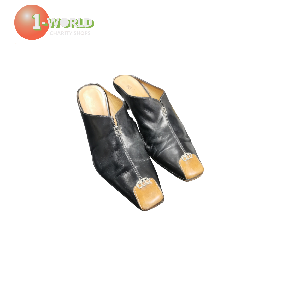 Lera Cuoio heel - 37 Black