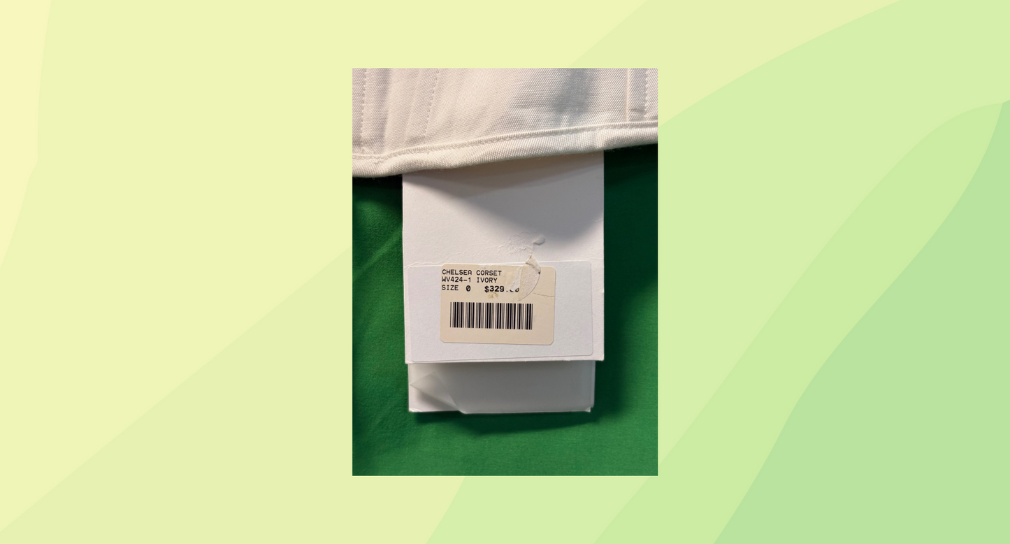 Viktoria & Woods Chelsea Corset - Size 0 - Ivory RRP $329