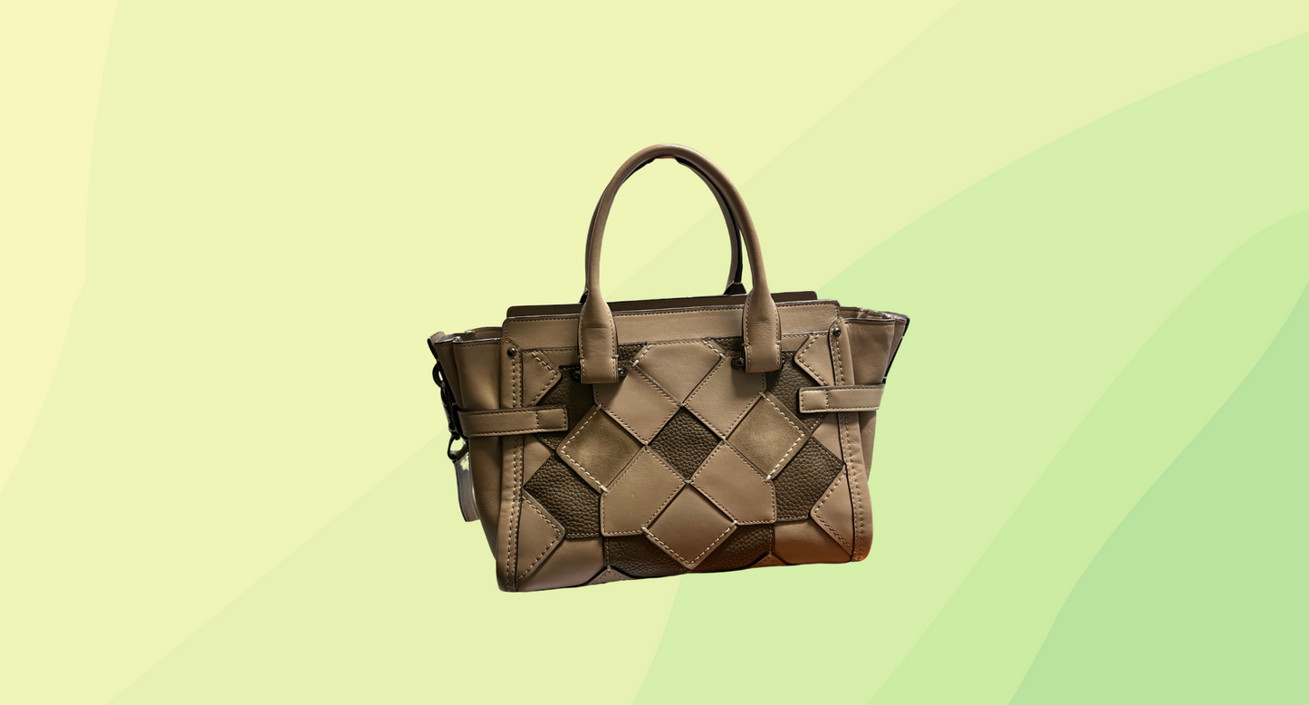 Coach Swagger Handbag - Ashy Brown