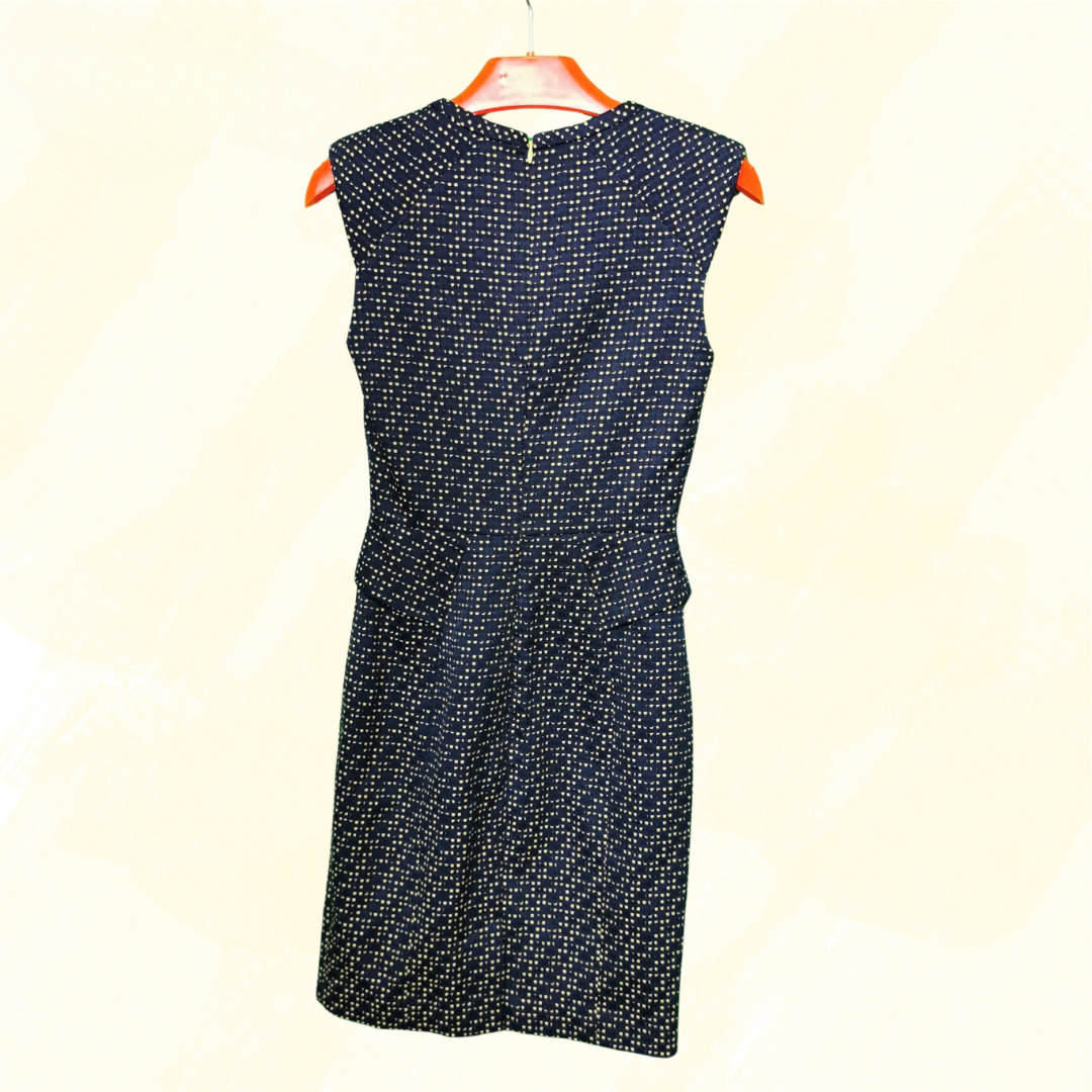 Marcs Dress - Size 4 - Navy/Lime