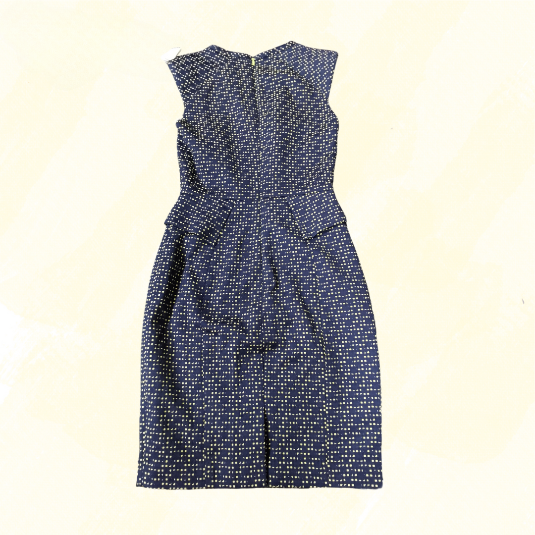 Marcs Dress - Size 4 - Navy/Lime