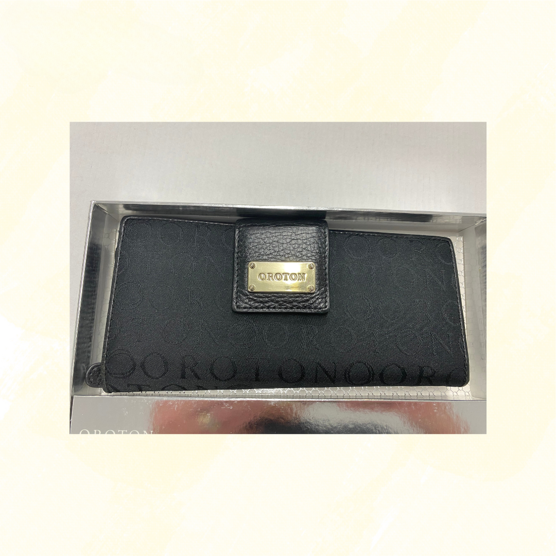 Oroton Ellner Wallet - Black
