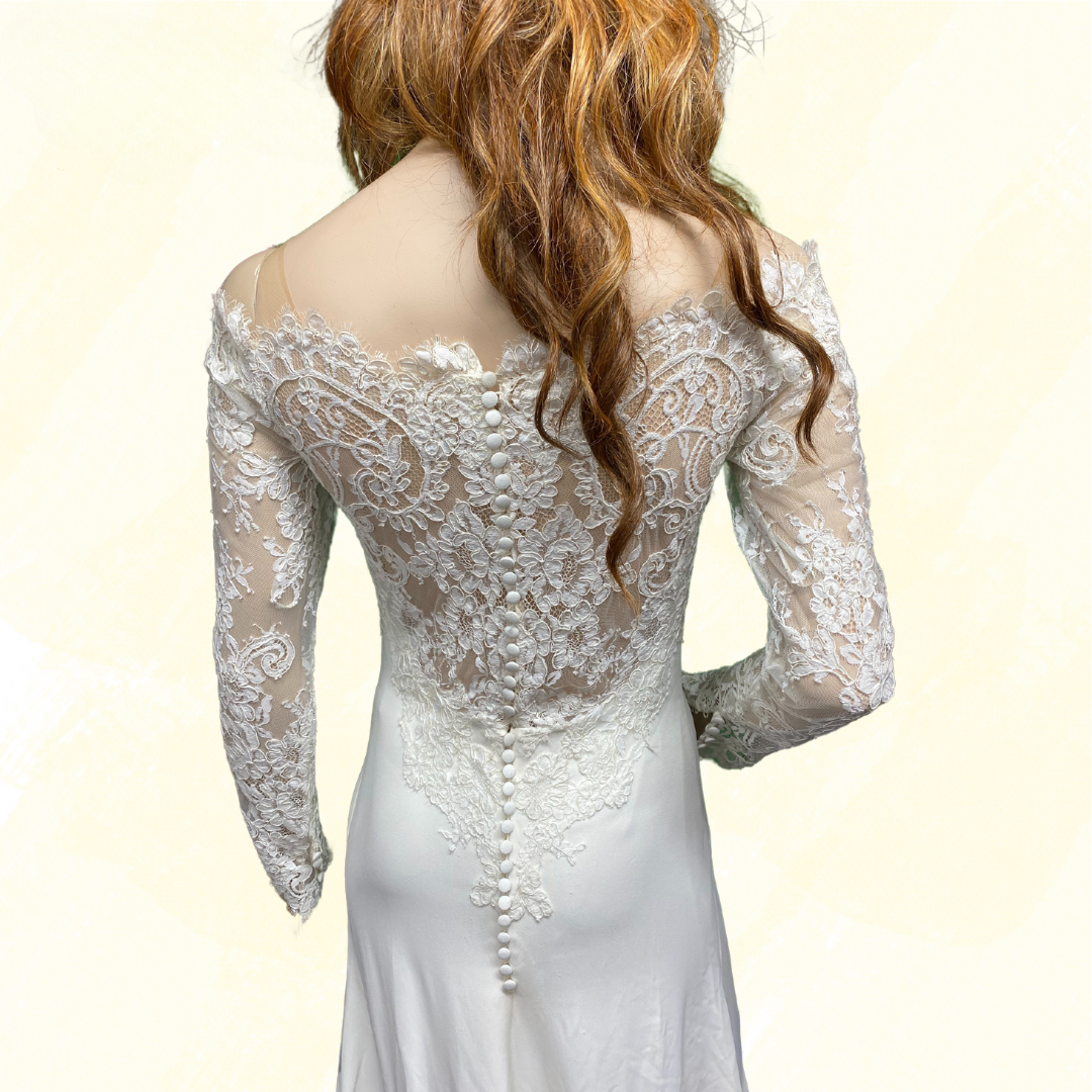 Atelier Prononvias Wedding Dress - RRP $3700 - Ivory - 10
