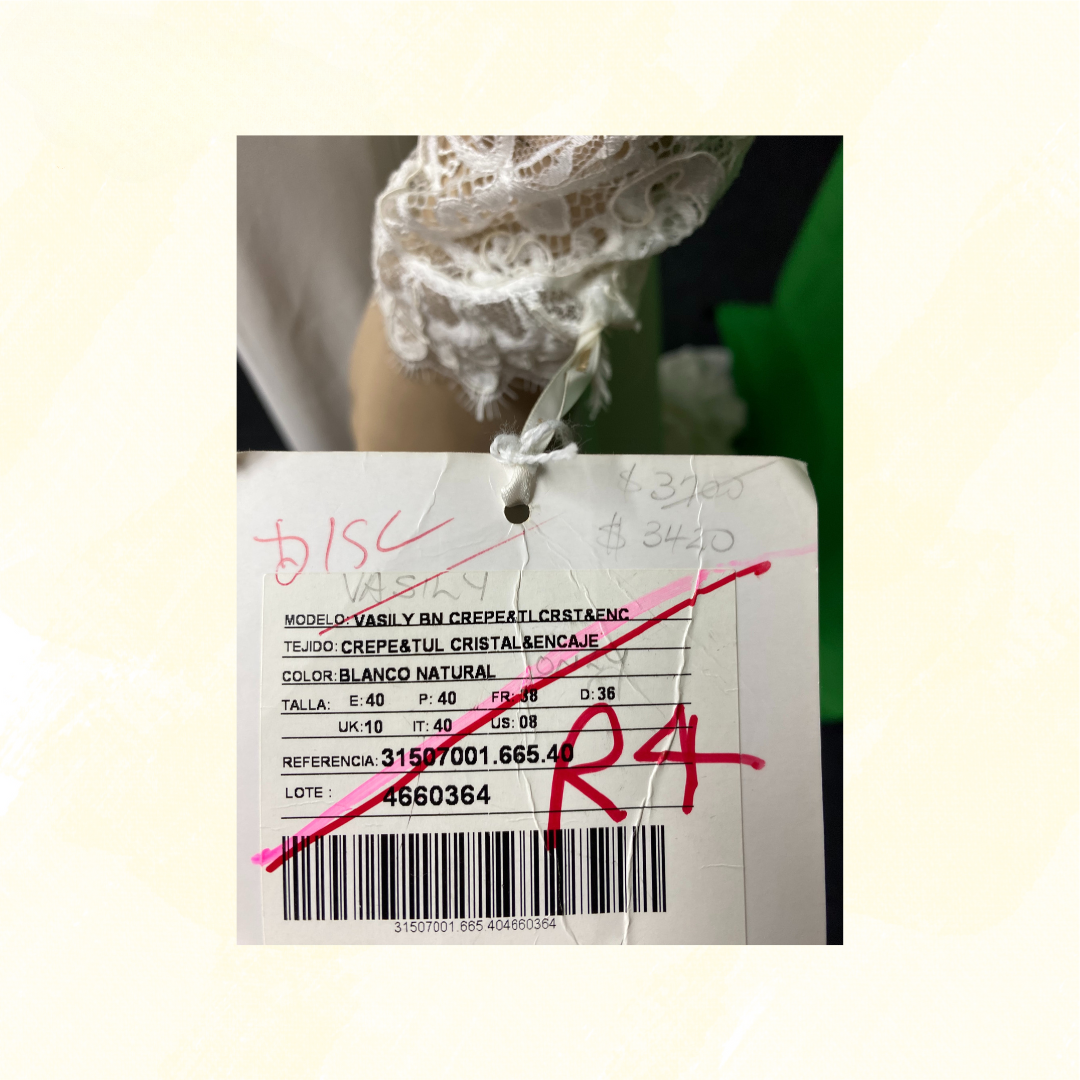 Atelier Prononvias Wedding Dress - RRP $3700 - Ivory - 10