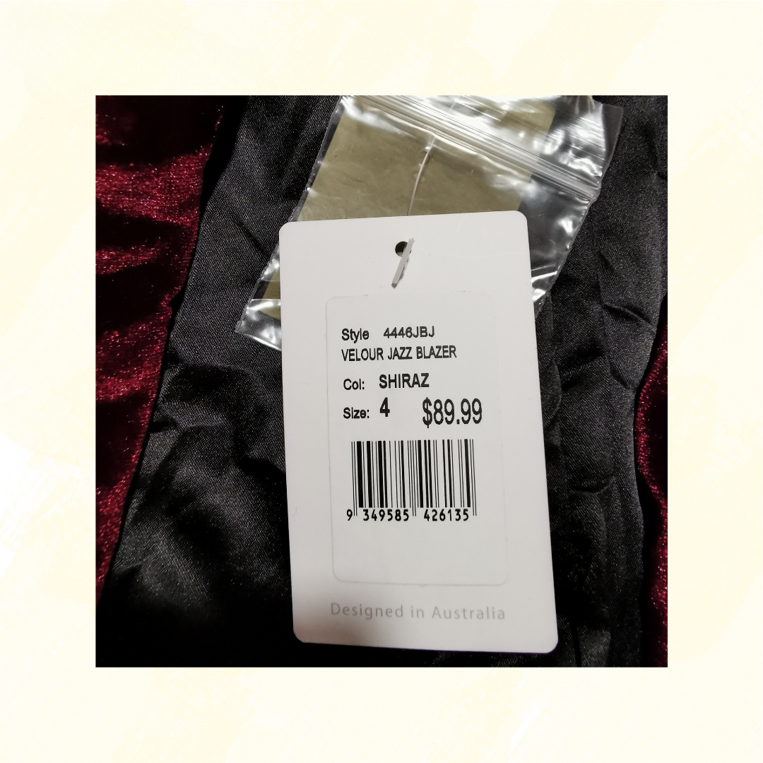 Bardot Junior Child Velour Jazz Blazer RRP $89.90 - 4 - Shiraz
