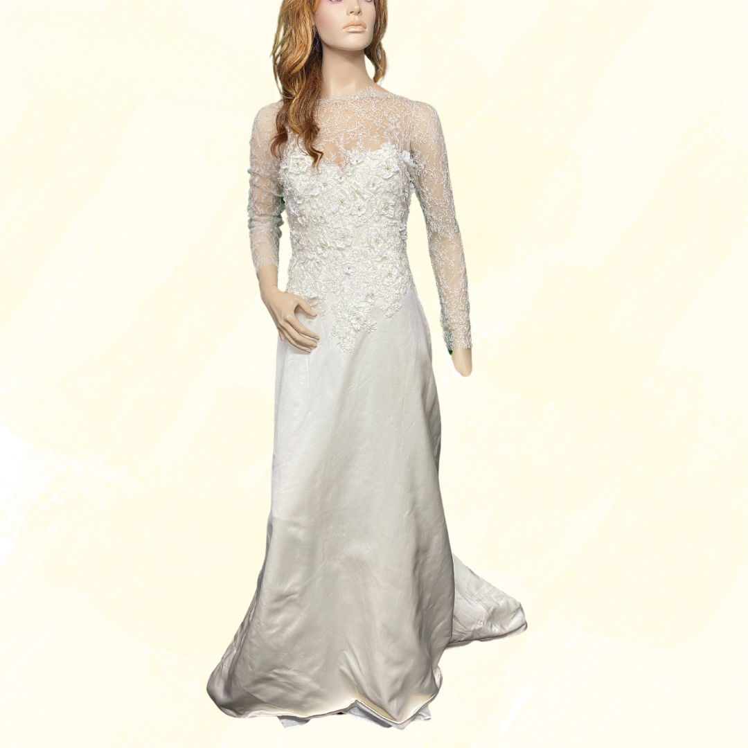Atelier Prononvias Wedding Dress - RRP $11999 - Ivory - 12