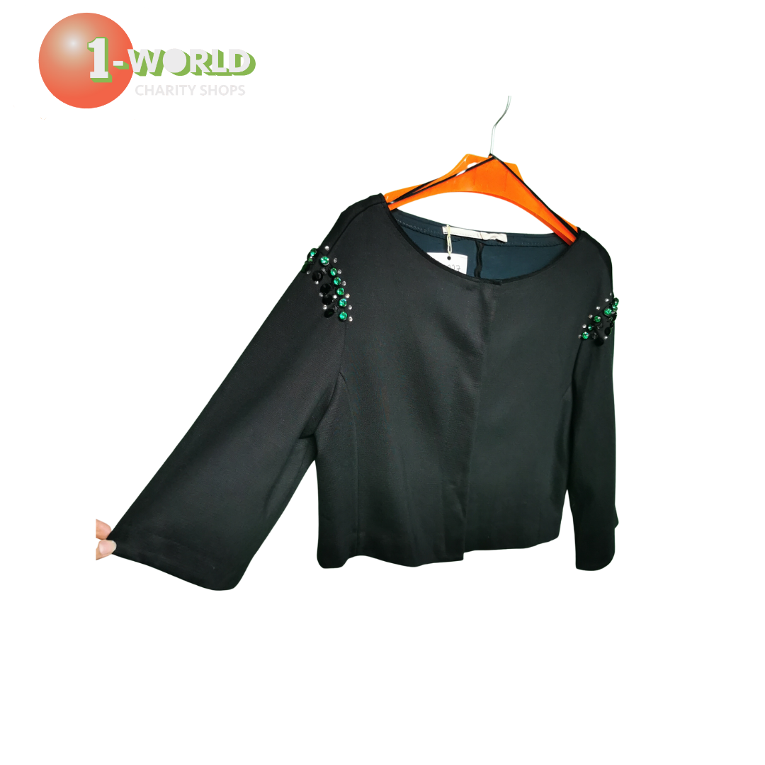 Schumacher Jacket, Blinge on sleeve - 2 Black