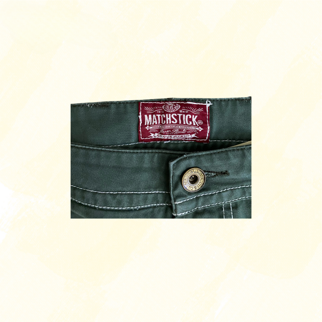 Matchstick Pants - Green - 36