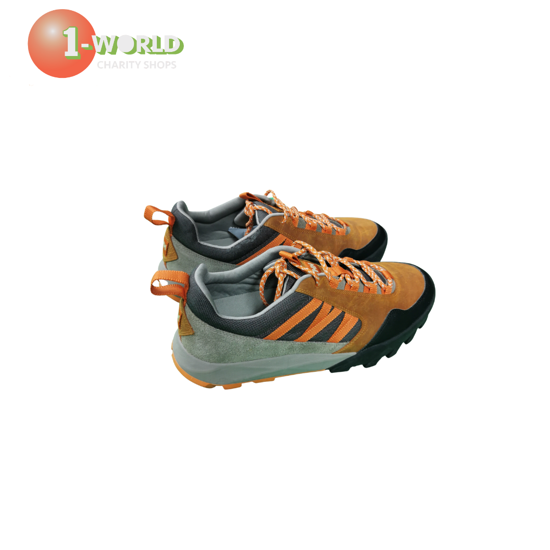 Helly Hansen Men's Loke Bowron Leather Trail Shoe - 8.5 Brown/Orange