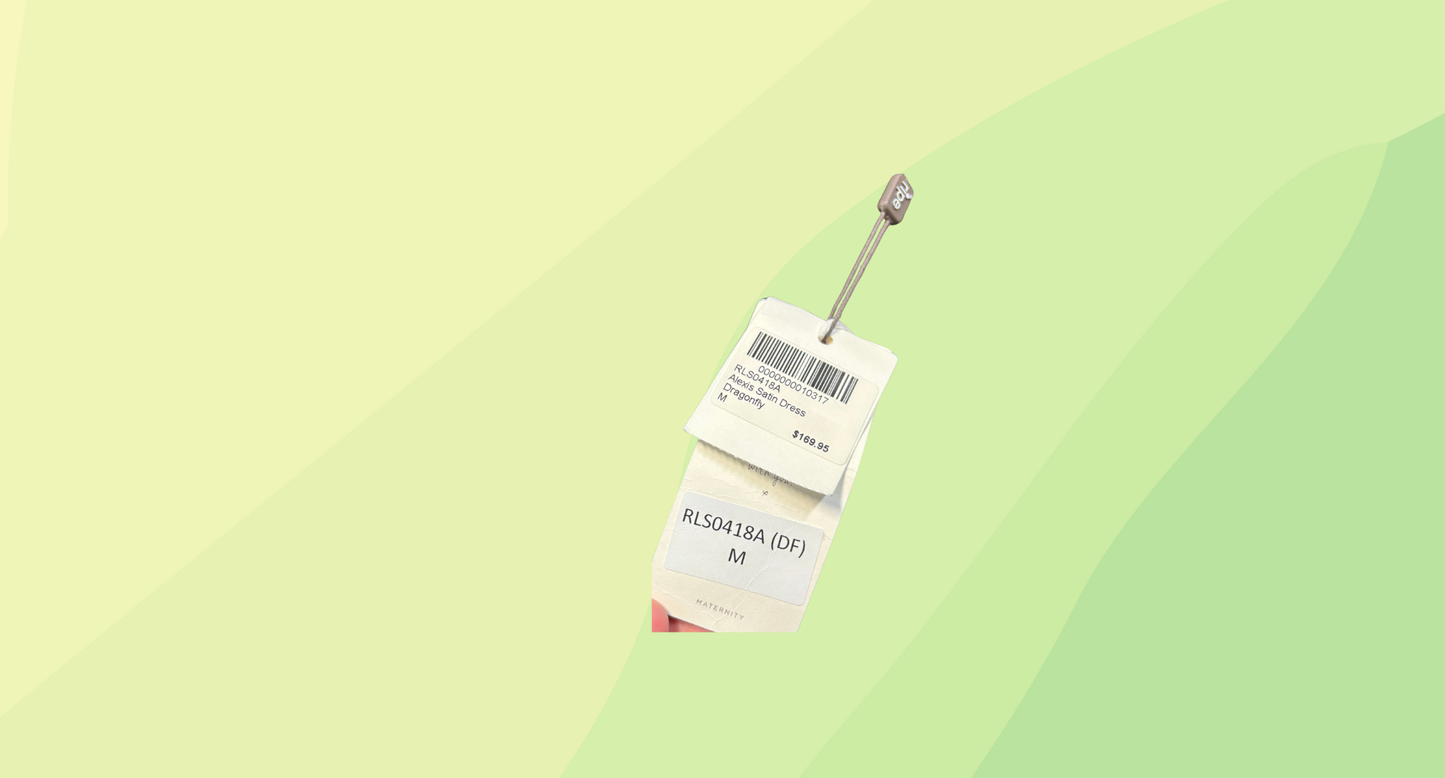 Ripe Alexis Satin Dress Dragonfly RRP $169.95 - M - Teal