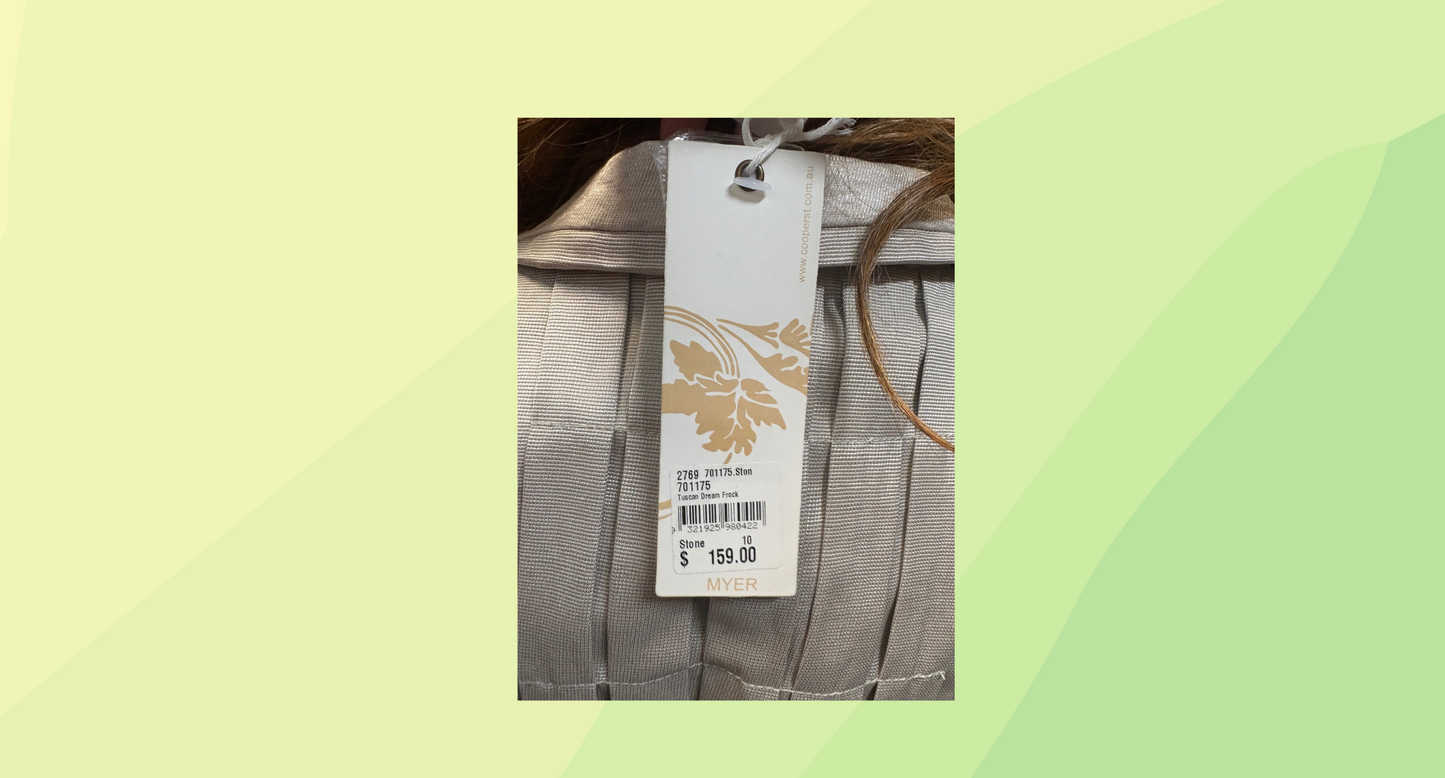 Cooper St Tuscan Dream Frock RRP $159 - Size 10 - Stone