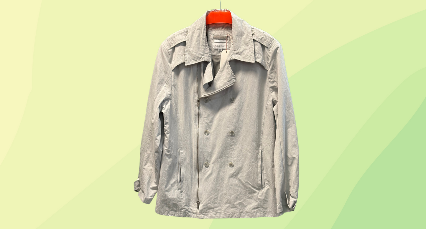 Calvin Klein Double Button Jacket - XL - Grey