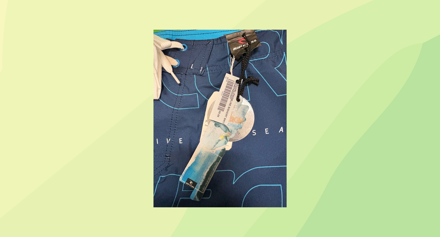 Ripcurl Mens Boardshorts RRP $69.99 - Size 40 - Blue/Light Blue