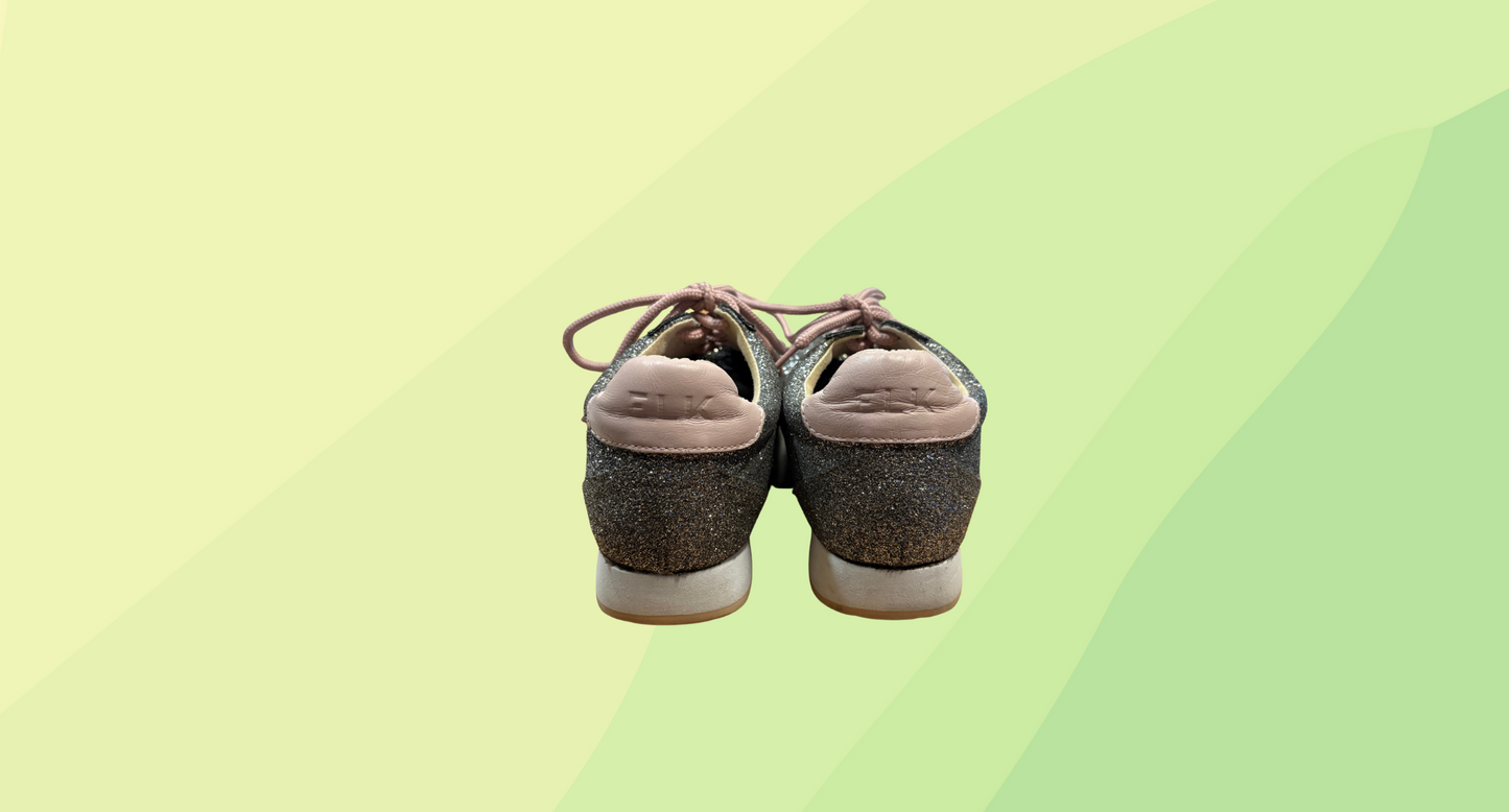 Elk Glitter Sneaker - Size 41 - Silver
