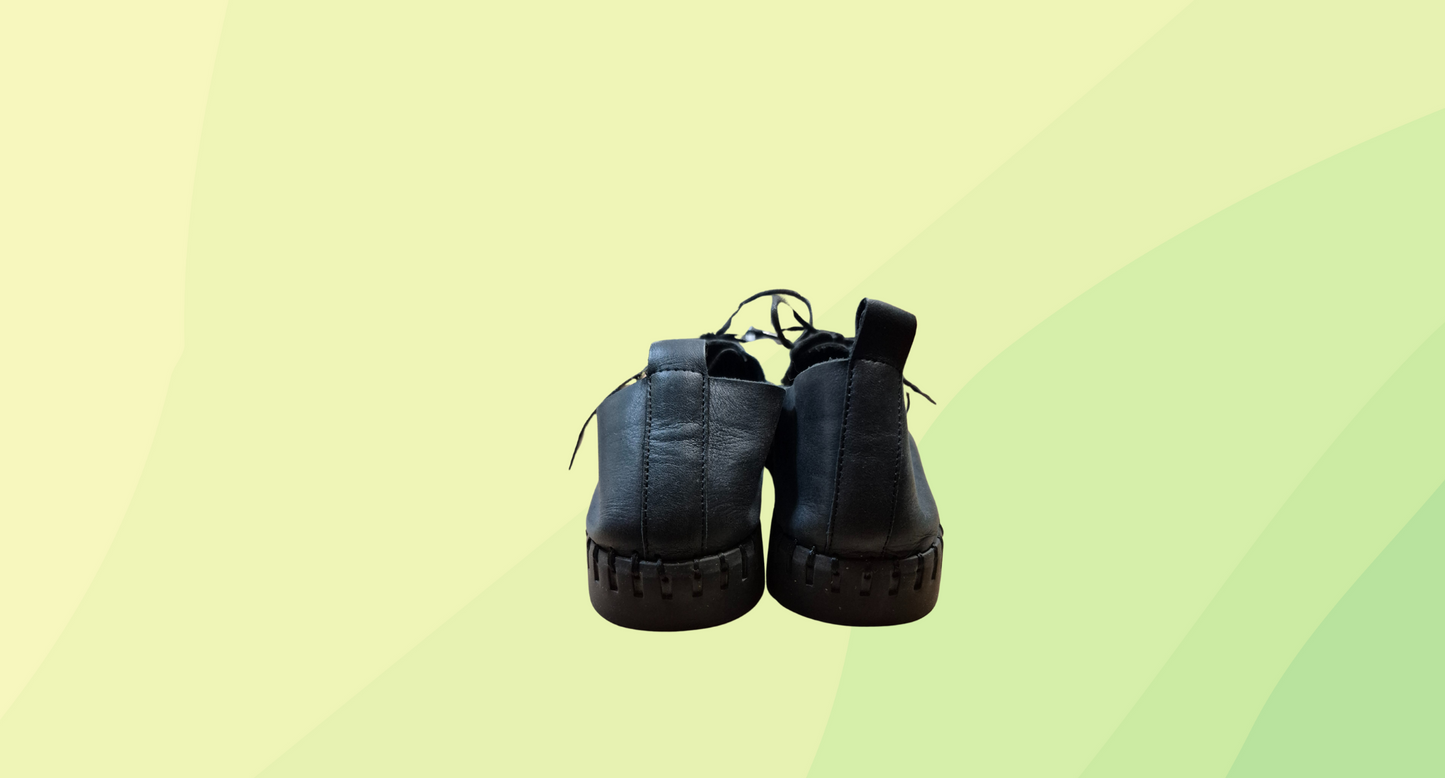 Midas Brooks Leather Shoe - Size 39 - Black