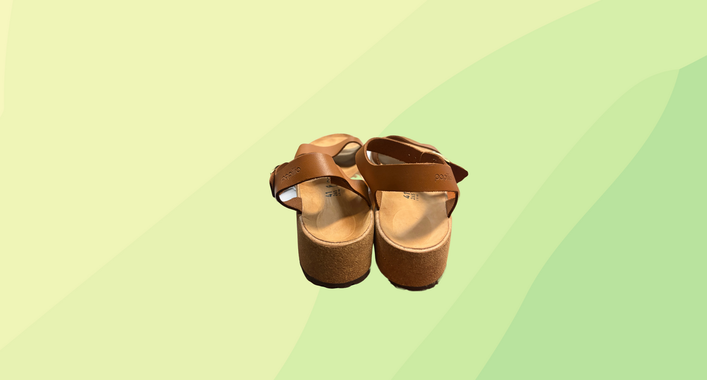 Birkenstock Papillio Glenda Sandal - Size 41 - Ginger Brown