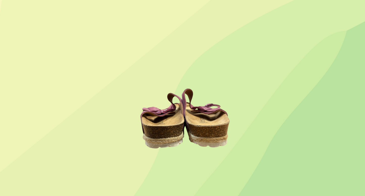 Espadrij l'orignale Ami Velour Sandal - Size 39 - Plum
