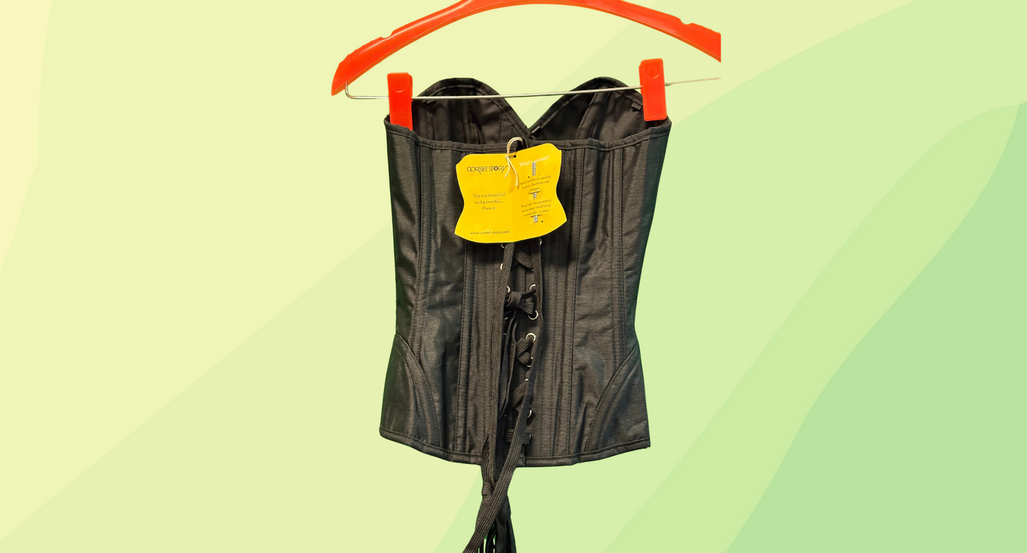 Corset Story Strapless Corset - Size 6 - Black
