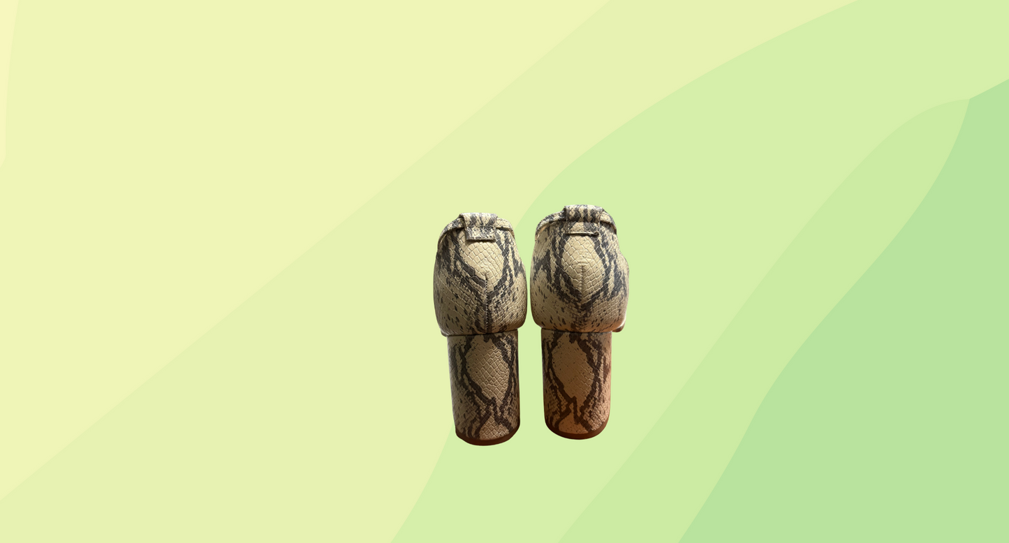 Frankie4 Paige Heel - Size 10 - Snake