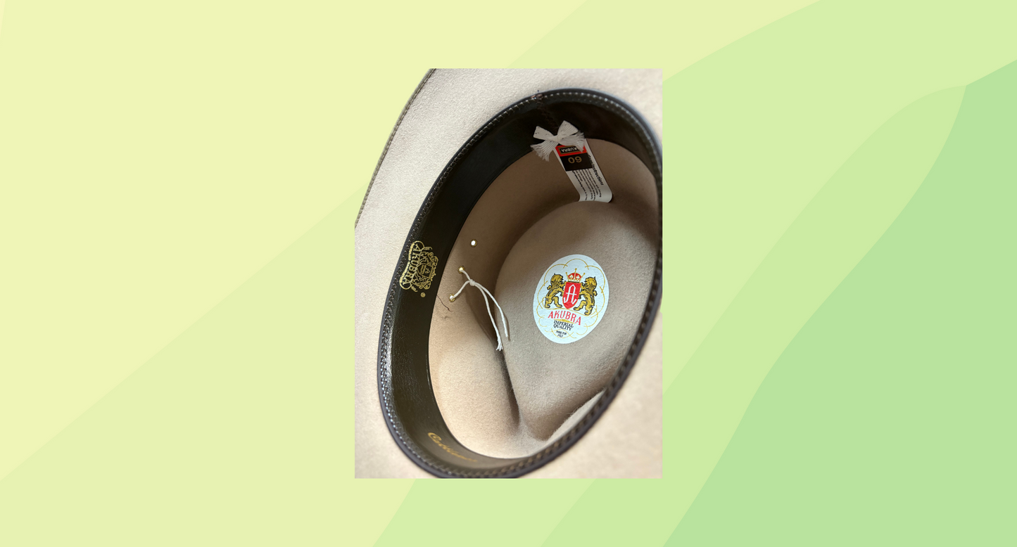 Akubra Cattleman 60 RRP $330 - Bran