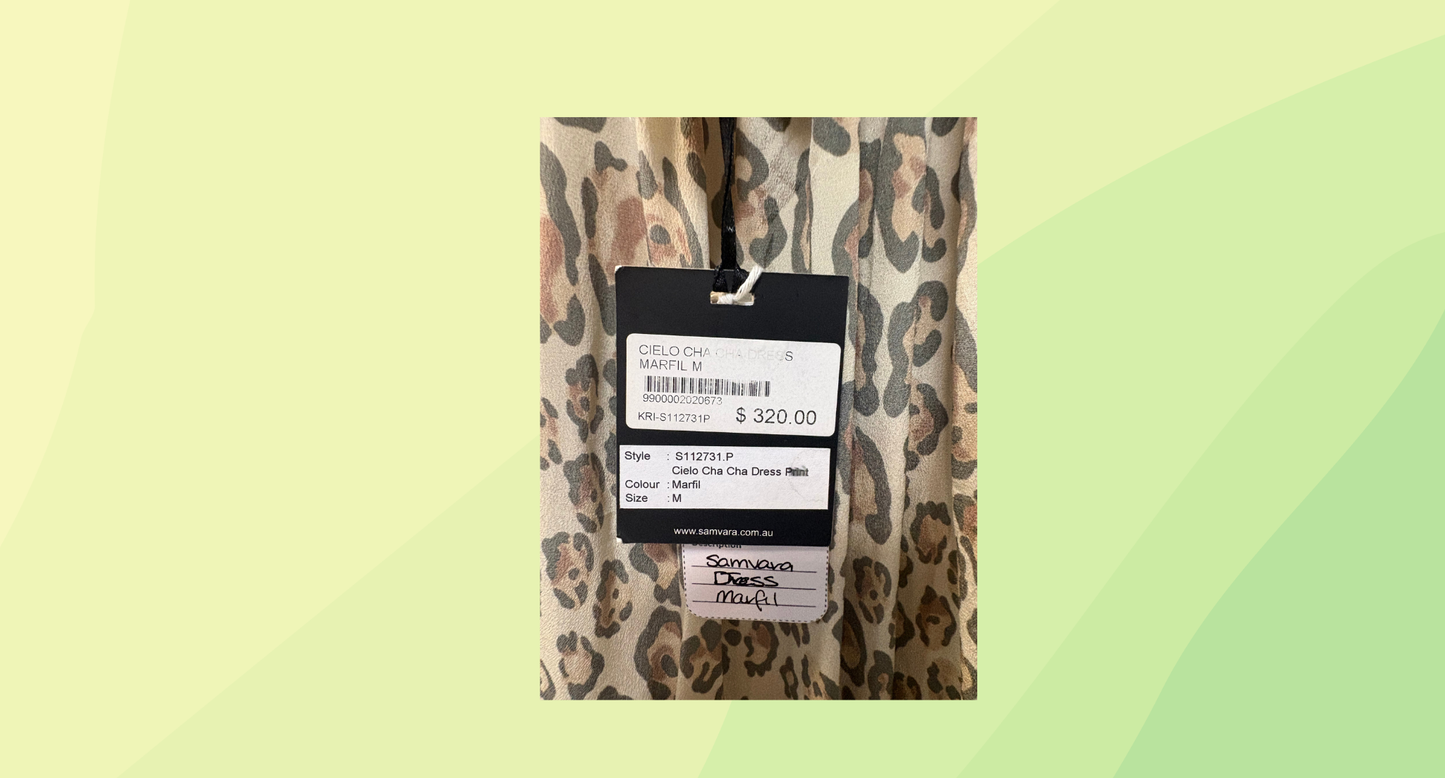 Samvara Cielo Cha Cha Dress RRP $320 - M - Marfil