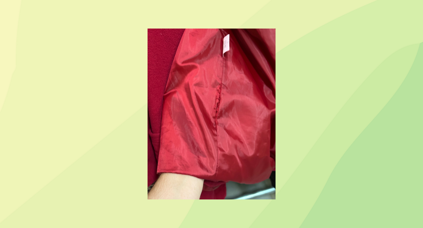 Fella Hamilton Wool Coat - 14 - Cherry Red