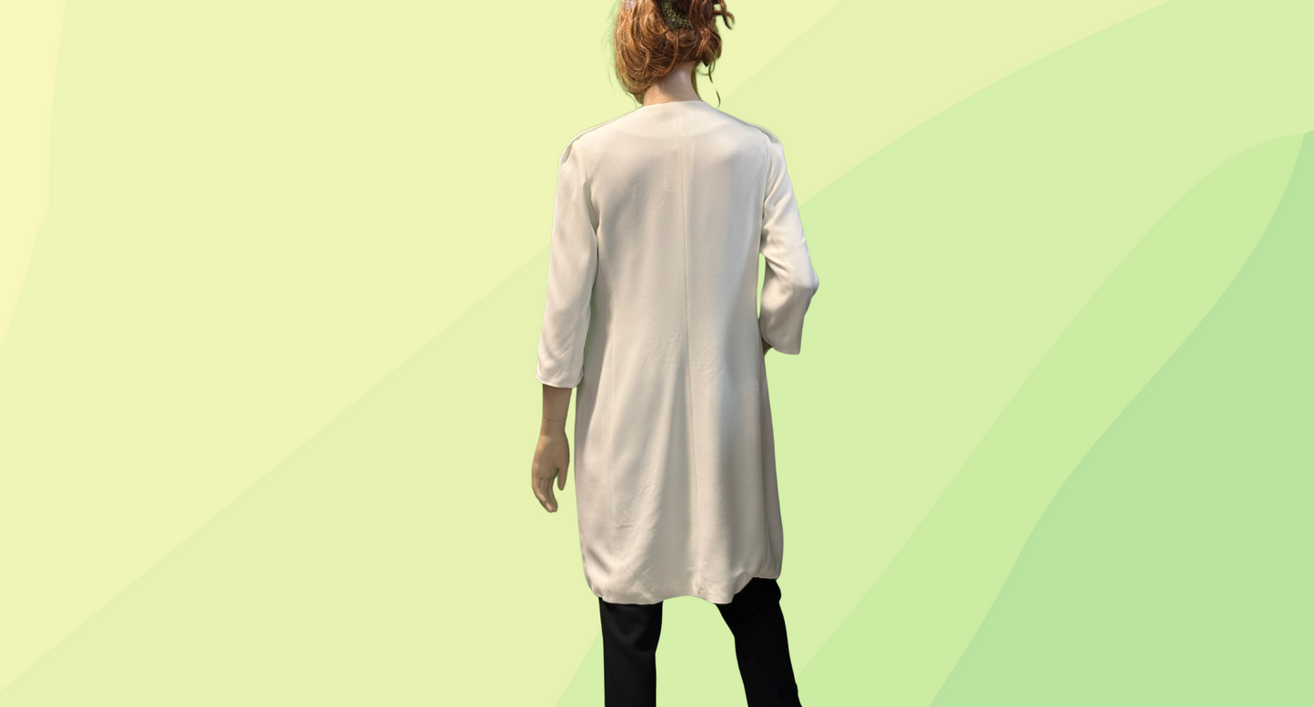 Perri Cutten Long Jacket - M - Cream