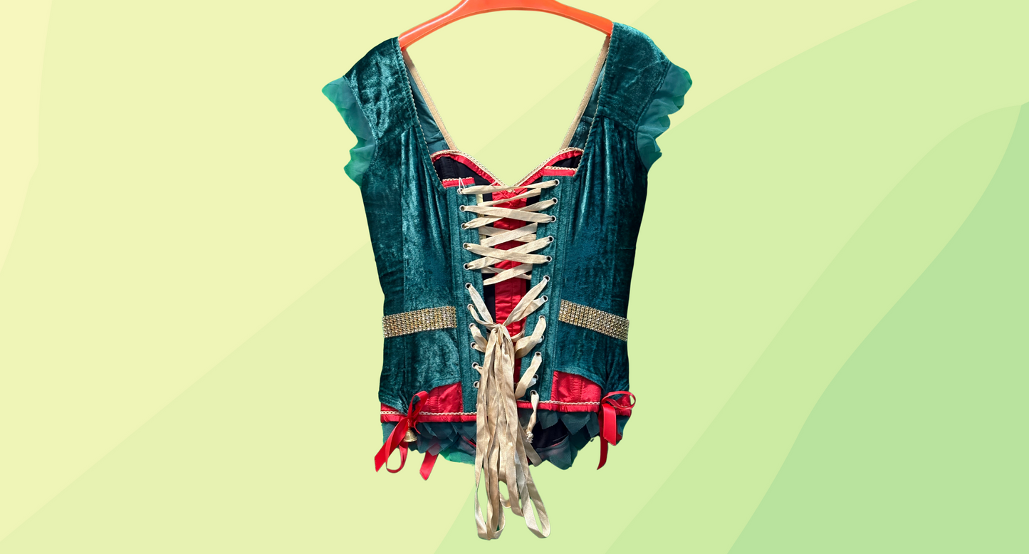 Corset Story Elf Corset - 12 - Green/Red