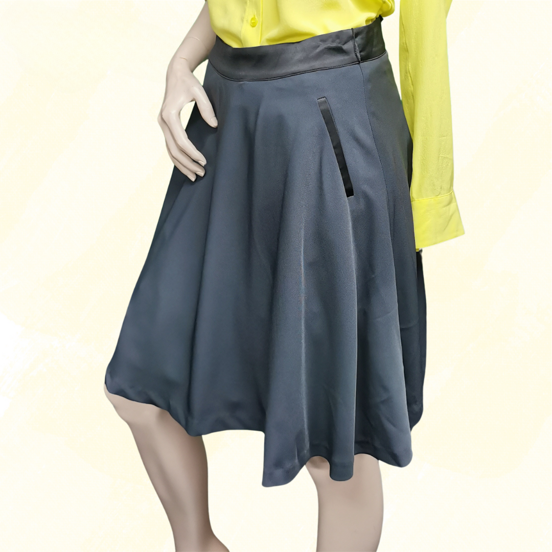 Alannah Hill The Untold Story Skirt - Size 6 - Charcoal