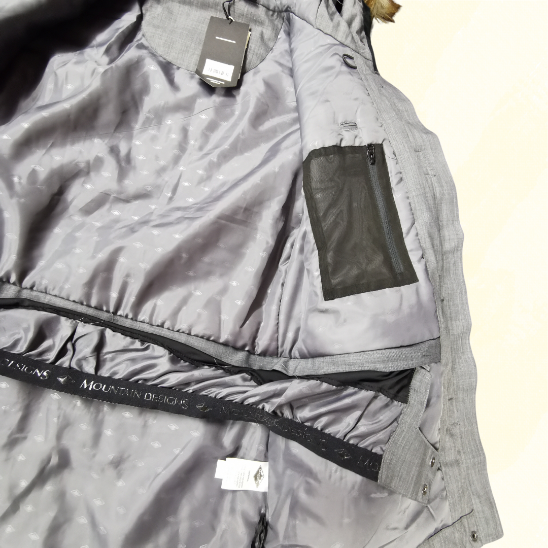 Mountain Designs Snow Jacket - Size 18 - Charcoal