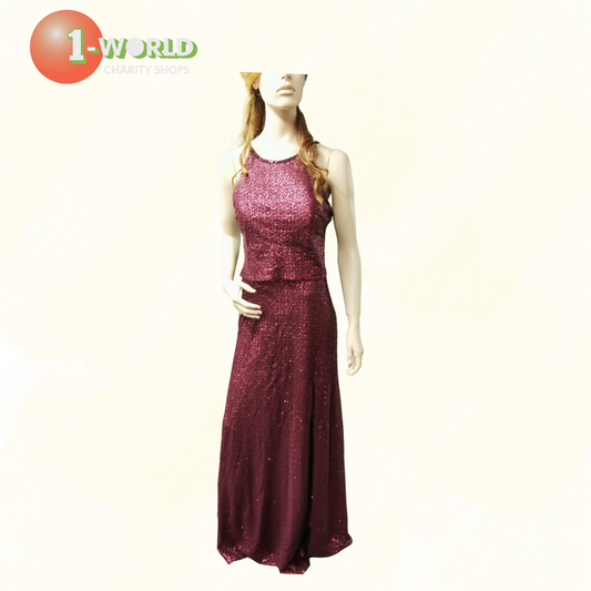 Morilee Evening Dress - 12 Burgundy