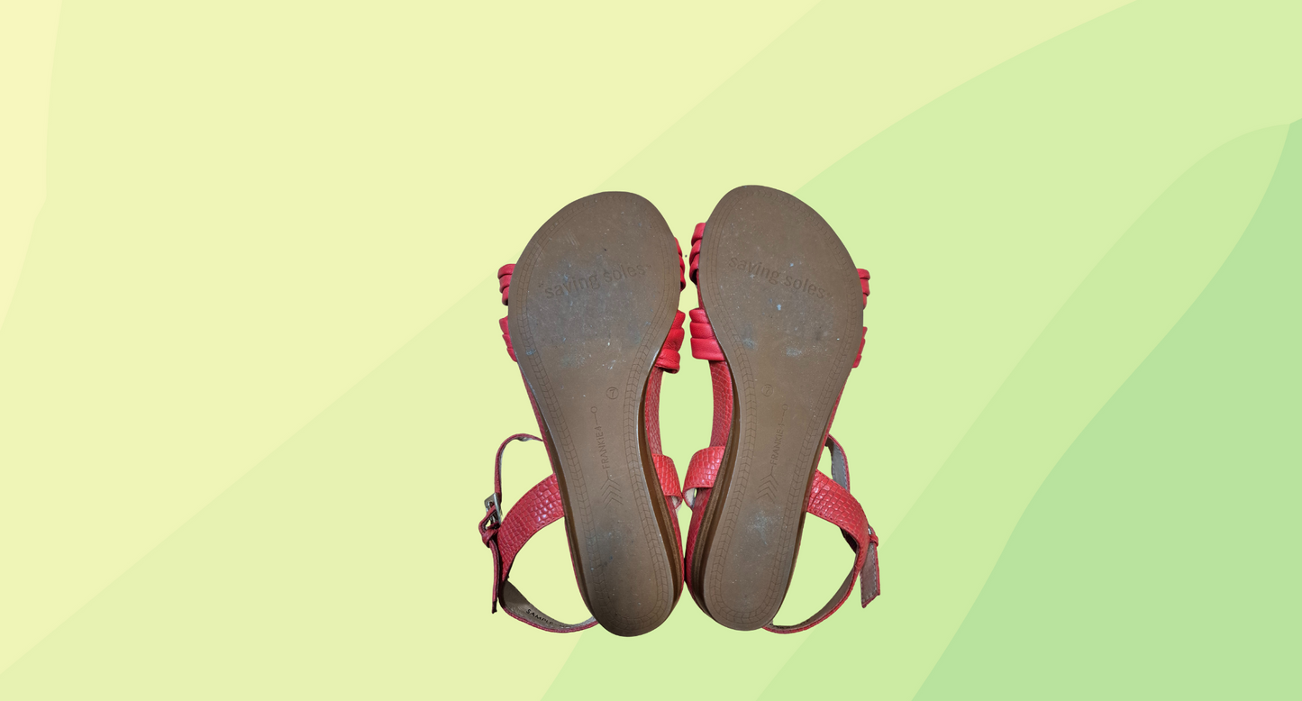 Frankie4 Sandal - Size 7 - Red