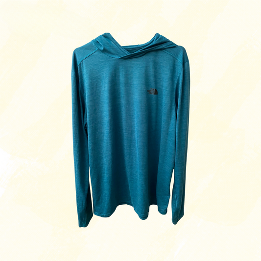 The North Face Hoodie Pullover	- Teal - L